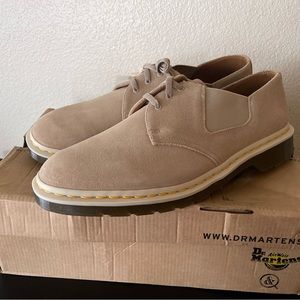 Doc Martens AW004 Oxford Smith G tan suede shoes size men’s 12 NEW